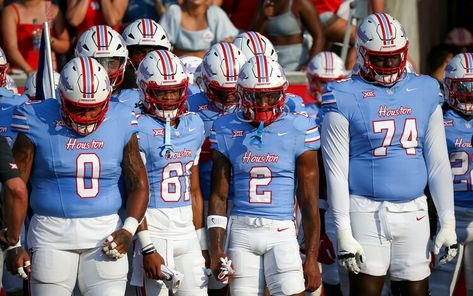 “No Fun League” to Houston Cougars: Drop the Oilers Uniforms — Texas Monthly College Football Bowl, Kick Rocks, Texas Monthly, Cease And Desist, Houston Oilers, College Football Games, Dana White, Houston Cougars, University Of Houston