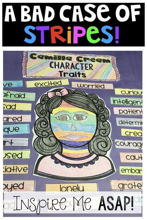 Teaching Character Traits, Art Integration Lessons, Character Traits Activities, Elementary Reading Activities, Bad Case Of Stripes, Teaching Character, Guided Reading Lessons, Teaching Themes, Authors Purpose