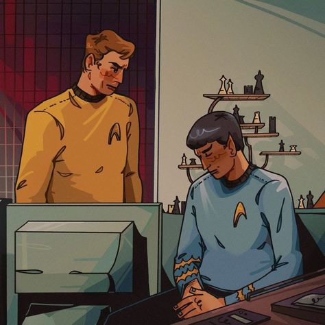 Space Husbands, Stark Trek, Star Trek 1, Star Trek Episodes, Space Character, Mr Spock, Star Trek Funny, Star Trek Series, Star Trek Art