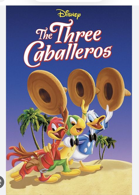 The Three Caballeros, Walt Disney Movies, Disney Eras, Three Caballeros, Darkwing Duck, Animation Disney, Disney Animated Movies, Roger Rabbit, Film Disney