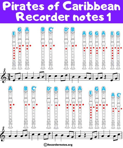 Songs To Play On Recorder, Recorder Sheet Music For Beginners, Recorder Notes Songs, Recorder Songs Beginner, Easy Recorder Songs, Recorder Fingering Chart, Recorder Lessons, Recorder Notes, Recorder Sheet Music