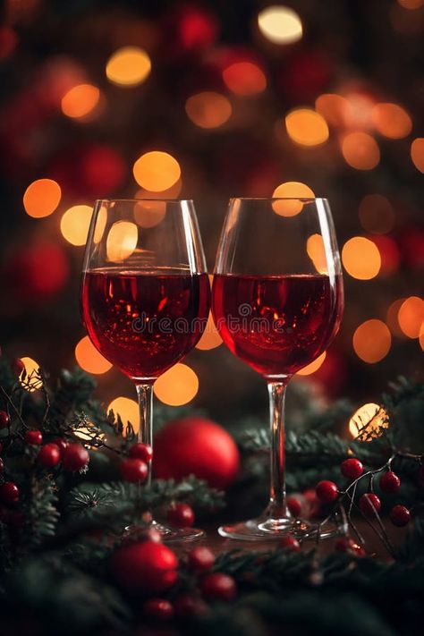 Two glasses red wine on sparkling red bokeh background with free space. Christmas and new year holiday party stock images Christmas Bokeh, Sparkling Red Wine, Celebration Dinner, Space Christmas, Champagne Party, Bokeh Background, New Year Holidays, Free Space, Backgrounds Free