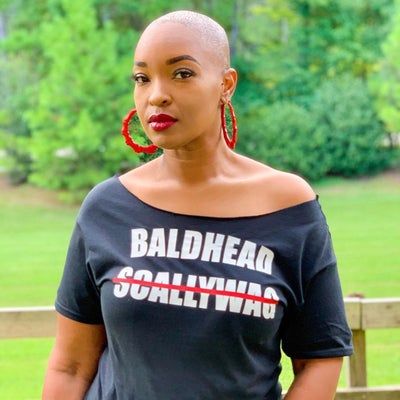 21 Bald Black Women That Make Us Want To Shave Our Heads - Essence Hairstyles For Women Black, Bald Women Fashion, Bald Hairstyles For Women, Fade Haircut Women, Bald Haircut, Buzz Cut Women, Shaved Hair Women, Bald Head Women, Short Natural Haircuts