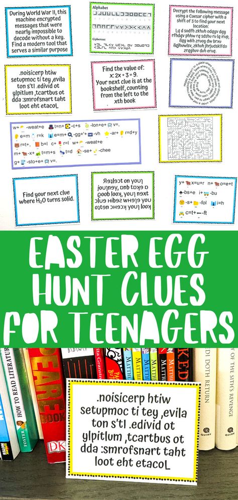 Indoor Egg Hunt, Easter Egg Scavenger Hunt Clues, Easter Basket Hunt, Easter Riddles, Easter Teens, Easter Scavenger Hunt Clues, Adult Easter Egg Hunt, Egg Hunt Clues, Easter Egg Scavenger Hunt