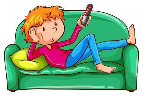 Free vector a coloured sketch of a lazy ... | Free Vector #Freepik #freevector #human-back #man-back #person-back #seat Lazy Character Design, Lazy Character, Good Habits For Kids, Lazy Kids, Lazy Boy, Little People, Vector Photo, Graphic Resources, Vector Images