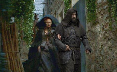 Sansa And Sandor Fan Art, Sandor Sansa, Sansa Sandor, Sansa And Sandor, The Hound And Sansa, Hound Game Of Thrones, Sandor Clegane, Game Of Thrones Sansa, Rory Mccann