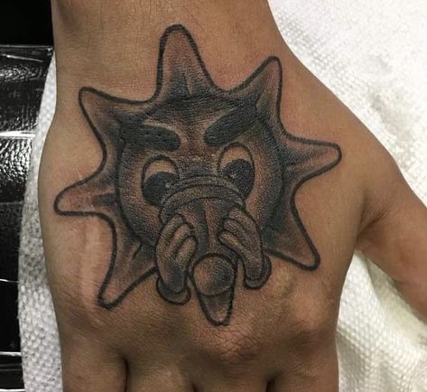 Hand Tattoos Black Man, Glogang Tattoo, Black Men Hand Tattoos, Glo Gang Tattoo, Tattoos For Black Guys, Elbow Tattoo Men, Rare Tattoos Men, Hood Neck Tattoo For Guys, Simple Leg Tattoos