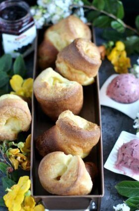 Popovers Recipe, Jordanian Food, Jam Butter, Popover Recipe, Baking Journal, Blackberry Jam, Fool Proof, Quick Bread Recipes, Fool Proof Recipes