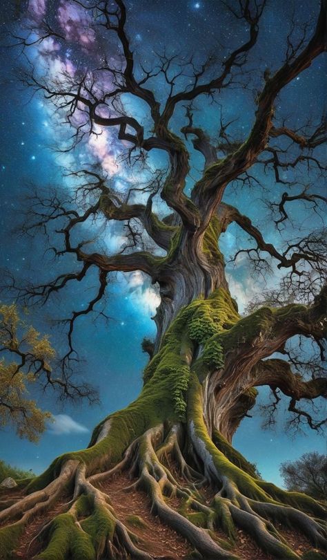 Magic Realms, Fantasy Tree, Tree Of Life Art, Abandoned Castles, Ancient Tree, Forest Photography, Tree Drawing, Beautiful Scenery Nature, Landscape Wallpaper