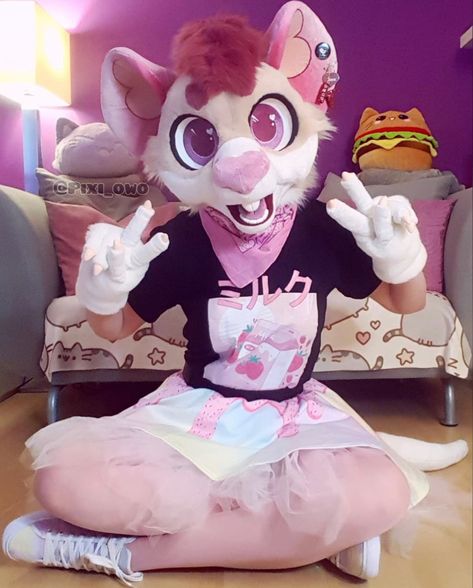 Mouse Fursuit, Mouse Fursona, Rat Fursuit, Rat Fursona, Colorful Fursuits, Pretty Fursuits, Fursuit Inspiration, Fur Suits, Fursuit Head