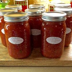 Fresh Tomato Chili Sauce - Allrecipes.com Canning Tomatoes For Chili, Chili Sauce Recipe Canning, Tomato Chilli Sauce, Canning Chili, Homemade Chili Sauce, Chili Sauce Recipe, Fresh Tomato Recipes, Canning Tomatoes, Homemade Chili