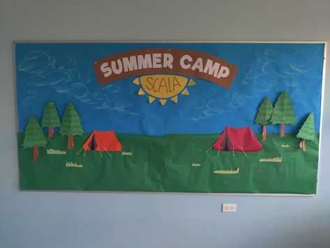 This an idea for your board in summer camp at school 🏫 At School, Summer Camp, In Summer, Camping