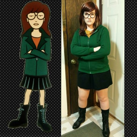 My Daria Costume Halloween '14 Daria Halloween Costume, Daria Costume, Daria Cosplay, Daria Mtv, Ideas For Costumes, All Hallows Eve, Body Reference, Easy Halloween, Hallows Eve