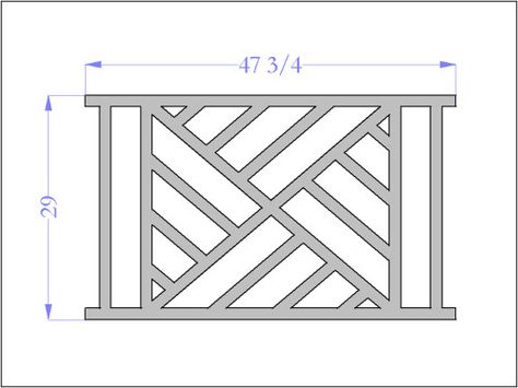 Faux Balcony Railing, Chippendale Railing, Porch Railing Designs, Front Porch Railings, Chippendale Design, Window Grill Design Modern, Outdoor Trellis, Grill Door Design, Balcony Railing Design