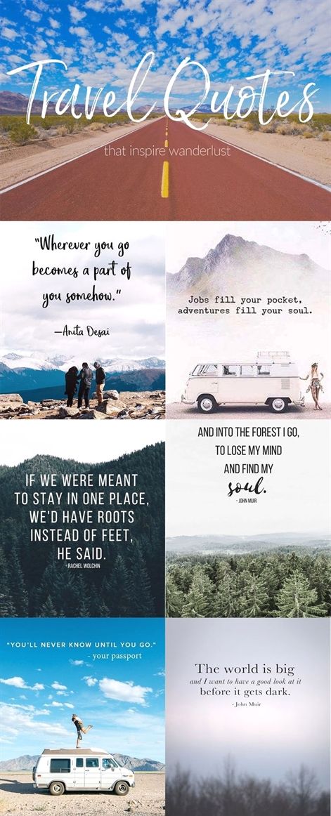 Nothing can inspire our sense of wanderlust as much as a good travel quote. I’ve compiled some of my veryfavorite travel quotes here! #TravelQuotes Costco Travel, Sandeep Maheshwari, Travel Aesthetics, Tattoo Travel, Wanderlust Quotes, Adventure Campers, Travel Captions, Spring Travel, Journal Travel