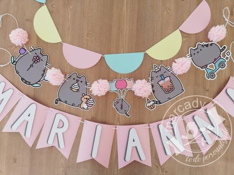 Pusheen Birthday Party Ideas Diy, Pusheen Birthday Party Ideas, Pusheen Birthday, Disney Olaf, Third Birthday Party, Cat Birthday Party, Pusheen Cat, Pretty Party, 11th Birthday