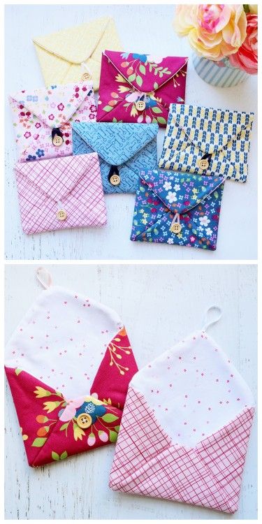 Sew Envelope Pouch, How To Sew An Envelope, Sotak Handmade Patterns Free, Fabric Envelopes Tutorial Free Pattern, Fabric Envelope Tutorial, No Sew Projects With Fabric, Fabric Pouches Diy Free Pattern, Fabric Envelope Pattern Free, Sewing Small Gifts