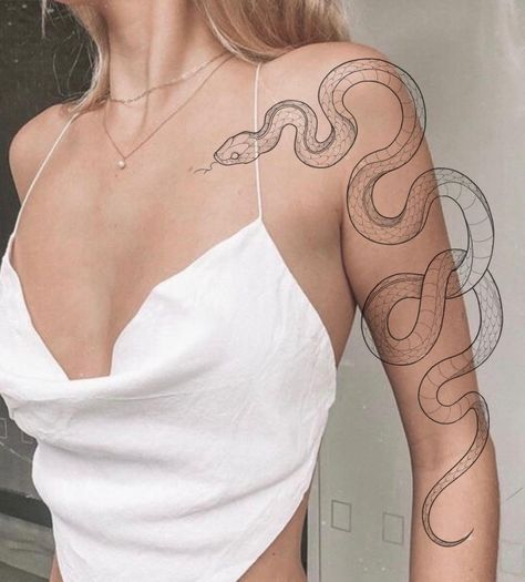 Around Arm Tattoo, Serpent Tattoo, Snake Tattoo Design, Tattoo Templates, Collar Bone Tattoo, Ink Pens, Time Tattoos, Dream Tattoos, Snake Tattoo