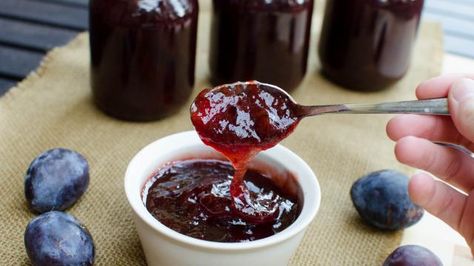 Plum Jam | Mom's Dish Prune Jam, Prune Juice, Plum Chutney, Prune Plum, Plum Jam Recipes, Plum Pie, Plum Recipes, Canning Jam, Plum Jam