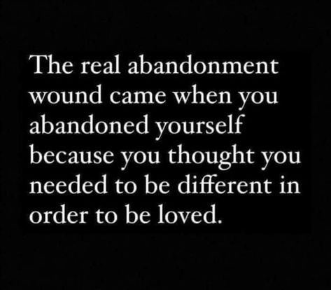 Abandonment Quotes, Healing Words, Type S, Mental And Emotional Health, Healing Quotes, Emotional Healing, Emotional Health, Note To Self, Meaningful Quotes