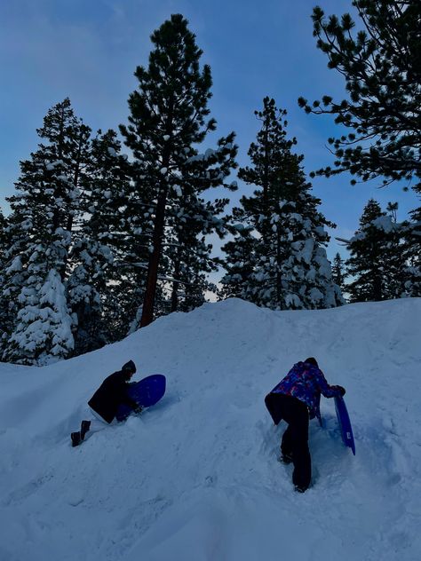 Sledging Aesthetic, Winter Bucket List Aesthetic, Sled Aesthetic, Sledding Aesthetic, Things To Do In Mammoth, Winter Sledding, Snow Sledding, Snow Fits, Sleds For Kids