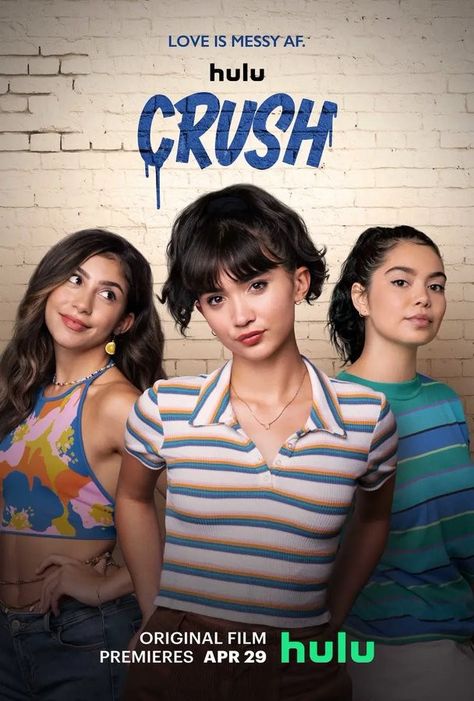 Crush movie on Hulu and Disney+ Crush 2022, Movie Poster, Wall