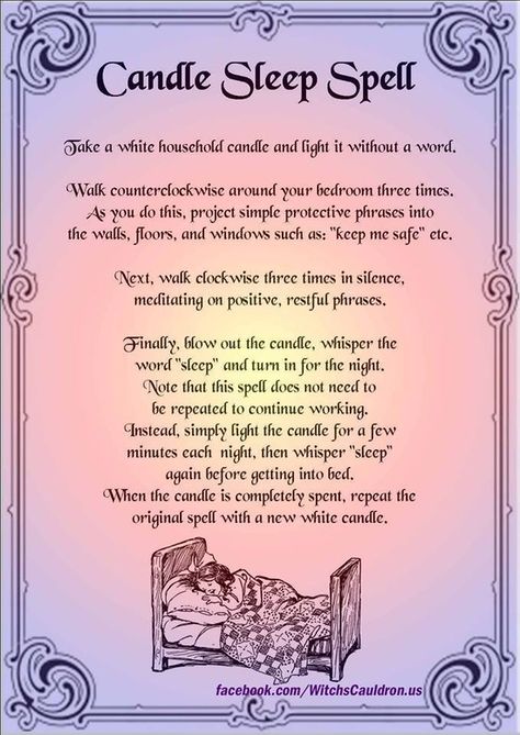 wicca Blue Candle Spells For Beginners, Candle Magik, Sleep Spell, Witchcraft Spells For Beginners, Spells For Beginners, Blue Candle, Magick Spells, Candle Magick, Wiccan Spell Book