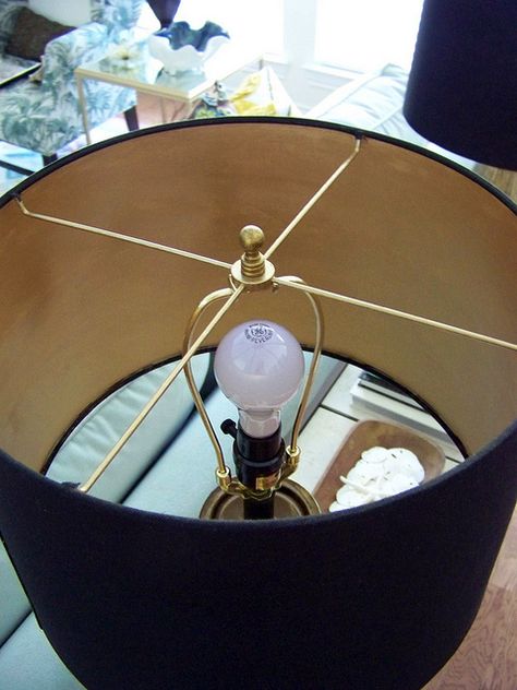 100_5361 Paint Lampshade, Gold Lamp Shades, Metal Bedroom, Lampshade Makeover, Glow Paint, Hi Sugarplum, Lamp Diy, Painting Lamps, Diy Lamp Shade