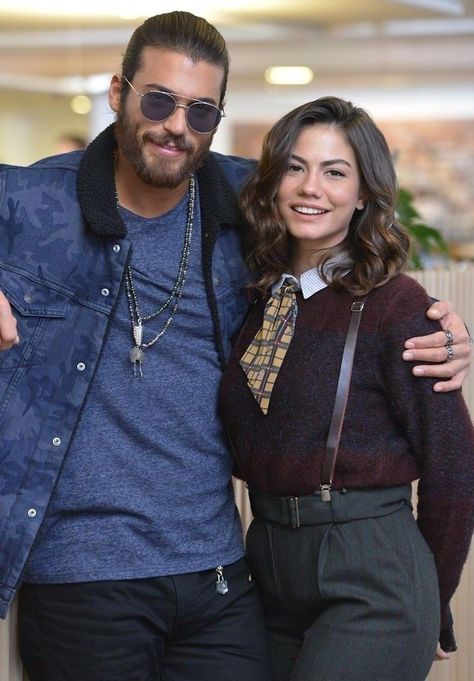 Sanem Outfits, Can And Sanem, Bird Fashion, Can Divit, Turkish Men, Can Sanem, Erkenci Kus, Erkenci Kuş, Turkish Fashion