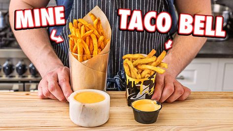 Taco Bell Fries, Taco Bell Nacho Fries, Family Weekend Breakfast, Taco Bell Beef, Fries With Cheese, French Fries With Cheese, Nachos Dip Recipe, Homemade Grilled Cheese, Fries At Home