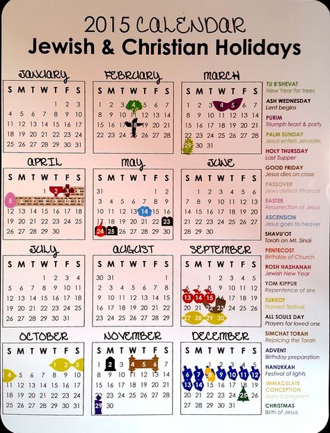 Large Calendar Fridge Magnet --- Magnet with 2015 Jewish Christian Holidays --- Interfaith Magnet www.etsy.com/listing/200974954/2015-jewish-christian-holidays-calendar Jewish Holiday Calendar, Esoteric Wisdom, Holidays Calendar, Large Calendar, Christian Calendar, Jewish Calendar, Christian Holidays, Ash Wednesday, Adoptive Family