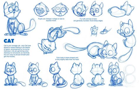 Cat Model Sheet, Book Design Graphique, Illustration Design Graphique, Cat Expressions, Illustration Simple, Character Model Sheet, Cat Model, Model Sheet, Cat Character