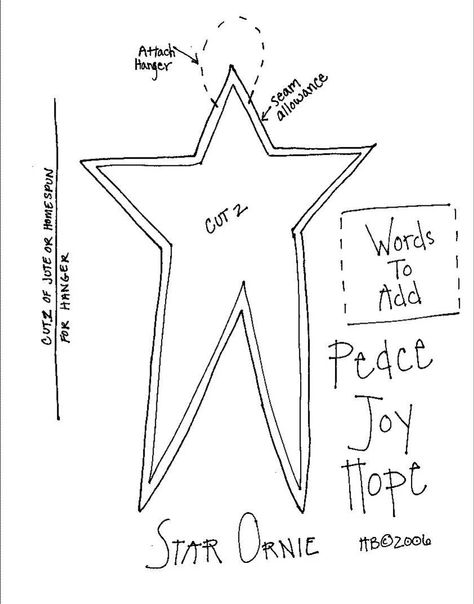 primitive star template Star Template Printable, Xmas Embroidery, Colorful Threads, Primitive Stars, Primitive Star, Primitive Stitchery, Primitive Patterns, Star Template, Candle Rings