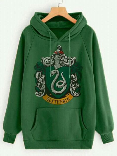 Slytherin Hoodie, Fame Clothes, Slytherin Clothes, Slytherin Outfit, Harry Potter Hoodie, Slytherin Fashion, Stile Harry Potter, Harry Potter Accessories, Hogwarts Outfits