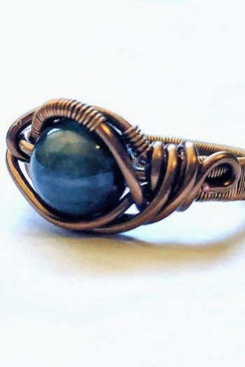 Shop Tiger Eye Rings! Blue Tigers Eye Ring-hypallergenic Wire Wrapped Ring-womens And Mens Crystal Ring-wire Wrapped Crystal-gemini Birthstone | Natural genuine Gemstone mens fashion rings, simple unique handcrafted gemstone men\'s rings, gifts for men. Anillos hombre. #rings #jewelry #crystaljewelry #gemstonejewelry #handmadejewelry #affiliate #ad Mens Fashion Rings, Gemini Birthstone, Eye Rings, Ruby Wedding Rings, Rings Blue, Fine Engagement Rings, Raw Gemstone Ring, Ring Wire, Mens Rings Fashion