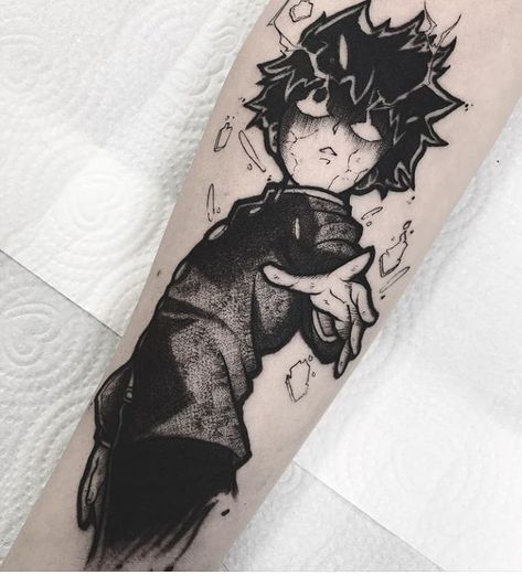 8 Me gusta, 0 comentarios - AnimeTattoo 🇺🇸🇧🇷🇻🇪🇵🇪🇯🇵🏯 (@animetatto) en Instagram: "Shigeo Kageyama ⚡ @sergiomironttt 🐲  Follow me and Tag your. Otaku Friends to the best Anime Tattoo…" Mob Tattoo, Samurai Tattoo Sleeve, Shigeo Kageyama, Dragon Face, Anime Tattoo, Gaming Tattoo, Samurai Tattoo, Tattoo Design Book, Cartoon Tattoos