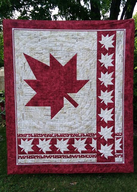 Quilts Canada, Canadian Quilts, Red And White Quilts, Quilt Sewing Patterns, Quilt Of Valor, Beginner Quilt Patterns, Easy Quilt Patterns, Red Quilts, Fall Quilts