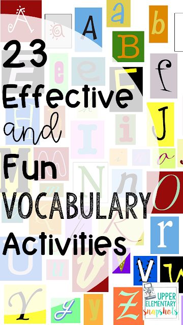 Fourth Grade Vocabulary Activities, Spanish Vocabulary Activities, Fun Vocabulary Activities Elementary, Literature Activities Elementary, Vocabulary Review Games, Second Grade Vocabulary Activities, Elementary English Activities, Vocabulary Games Elementary, Esl Activities Elementary