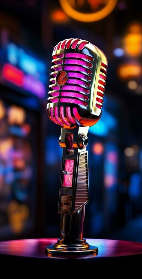 Karaoke Microphone Aesthetic, Microphone Wallpaper, Radio Wallpaper, Karaoke Aesthetic, Microphone Aesthetic, Shein Coupon Codes, Dark Iphone Backgrounds, Animation Blender, Karaoke Night