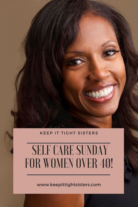 Here are some great Self Care Sunday ideas for women over 40! self care Sunday | self care Sunday ideas | habits to track | skin care routine | self care ideas | self care checklist | productivity |gratitude journal | black women | black mom goals | mom life | moms | morning routine | 7 habits | healthtips Black Mom Goals, Habits To Track, Morning Routine Women, Sunday Self Care, Skin Care Routine 40s, Sunday Ideas, Self Care Sunday, Journal Black, Antiaging Skincare Routine