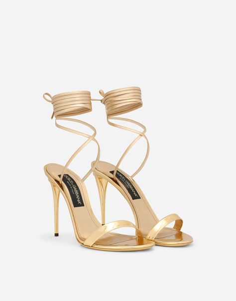 Rose Gold Accessories, Resort 2023, Dolce Gabbana Shoes, Boot Jewelry, Gold Heels, Hot Shoes, Carrie Bradshaw, Designer Sandals, Dream Shoes