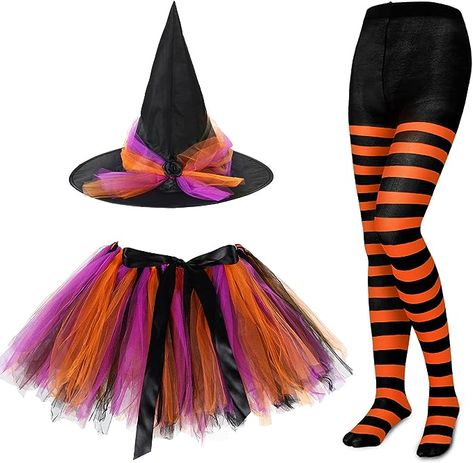 Halloween Witch Costume For Women, Witches Costumes For Women, Witch Tutu, Halloween Witch Costume, Halloween Tutu, Witch Costumes, Rainbow Tutu, Costume For Women, Witch Halloween Costume