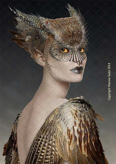 Steampunk Art Fantasy, Angel Therapy, Zen Philosophy, Owl Costume, Pumpkin Halloween Costume, The Ancient One, Bird Costume, Green World, Angel Guidance