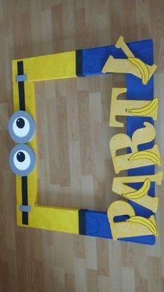 Minion's Photo Frame Minion Birthday Cake Ideas, Minion 3rd Birthday Party, Minion Bday Party Ideas, Minions Birthday Party Ideas, Minion Photo Booth, Birthday Party Quotes, Minion Birthday Party Ideas, Minion Themed Birthday Party, Minions Party Ideas