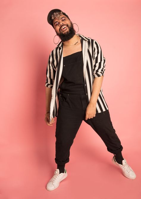 Male Plus Size Fashion, Androgynous Fashion Plus Size, Enby Fashion, Non Binary Fashion, Queer Style, Plus Size Mens Fashion, Genderqueer Fashion, Plus Size Male, Workout Man