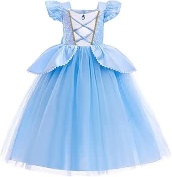 Cinderella Dress For Kids, Halloween Costume Birthday Party, Princess Fancy Dress, Princess Dress Fairytale, Costume Birthday Party, Birthday Princess Dress, Fancy Dress Halloween Costumes, Cinderella Dress, Vestidos Color Rosa