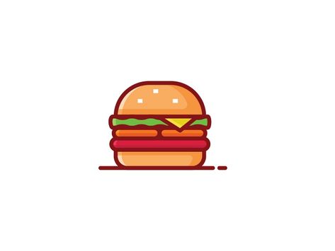 Burger Icon by Ariev Soeharto #Design Popular #Dribbble #shots Burger Drawing, Sesame Bread, Sandwich Cheese, Burger Icon, Restaurant Background, Burger Bun, Beer Icon, Bbq Table, Skateboard Photography