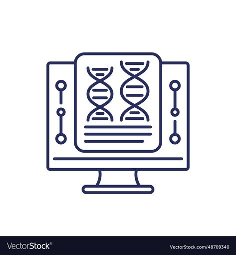 Dna Vector, Line Icon, Transparent Png, Png Images, Vector Images, Vector Free, Illustrator, Royalty Free