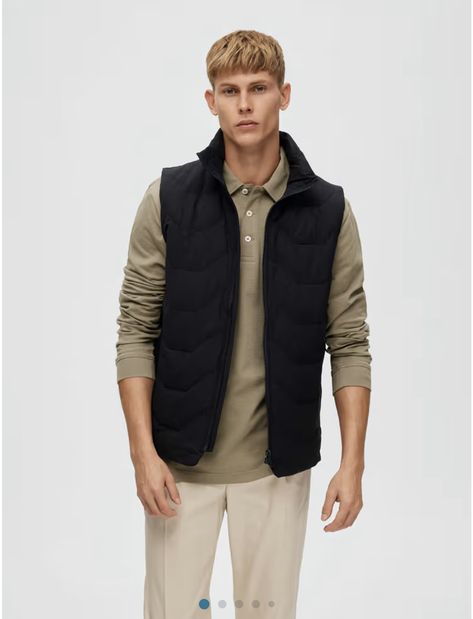 Sleeveless Jacket Outfit, Black Gilet, Fashion Suits For Men, Sleeveless Jacket, Jacket Outfits, Mens Suits, Clothes, Black