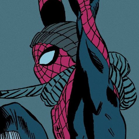 Spider Man Comic Icons, Winter Pfp Matching, Spiderman Profile Pic, Spiderman Pp, Spiderman Winter, Spider Man Pfp, Winter Pfp, Spider Man Comics, Spiderman Comic Art